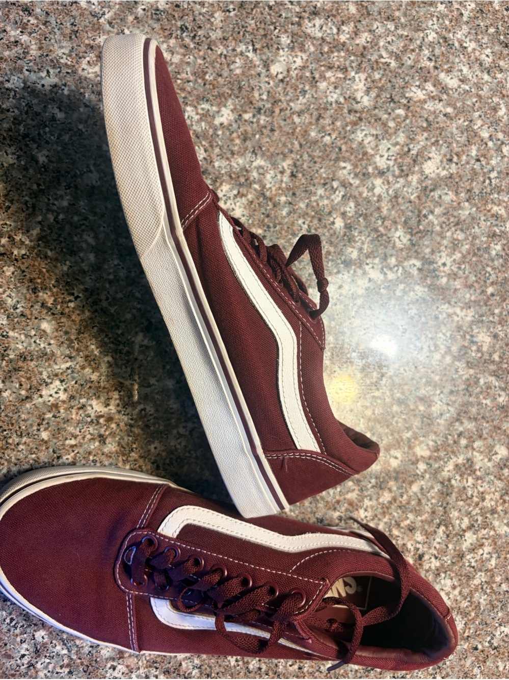 Vans Burgundy Sneakers